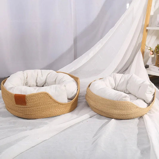 BAMBOONEST – Eco-friendly cat sofa with breathable cotton design