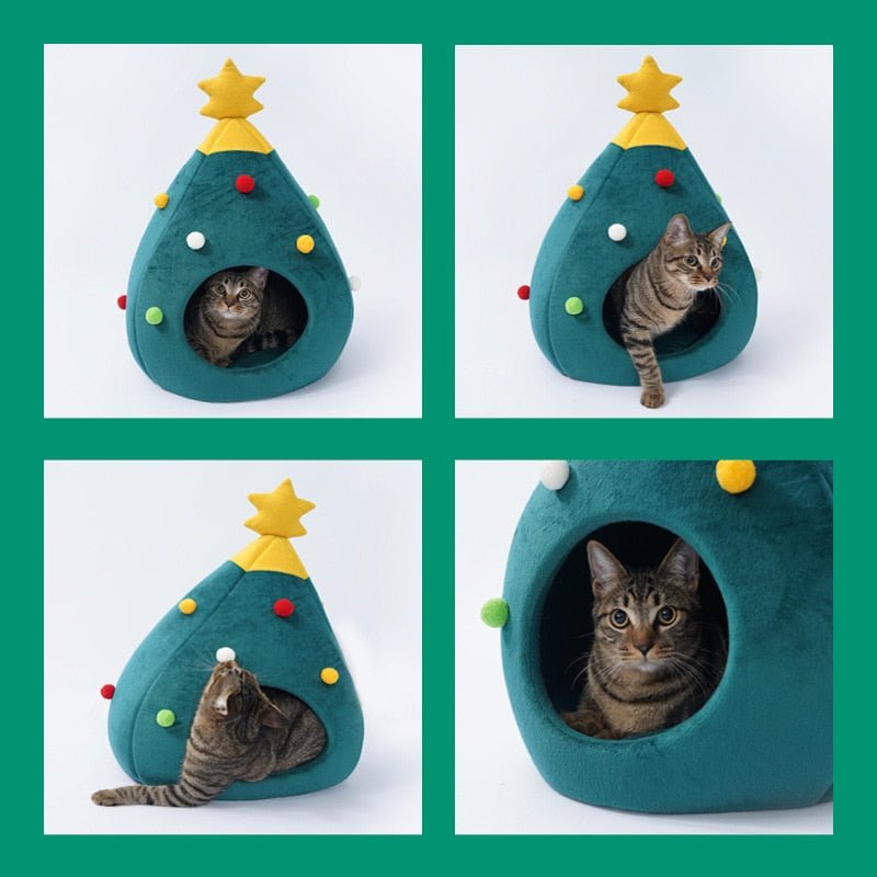CATYPINE – Christmas Tree Cat Bed for a Cozy Winter Experience