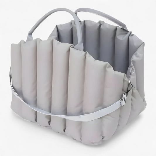 PAWPURSE – Lightweight dog carrier bag with warm lining & safety belt for on the go