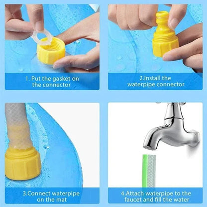 PETHYDRA SPLASH MAT – Interactive Water Mat for Dogs in Summer