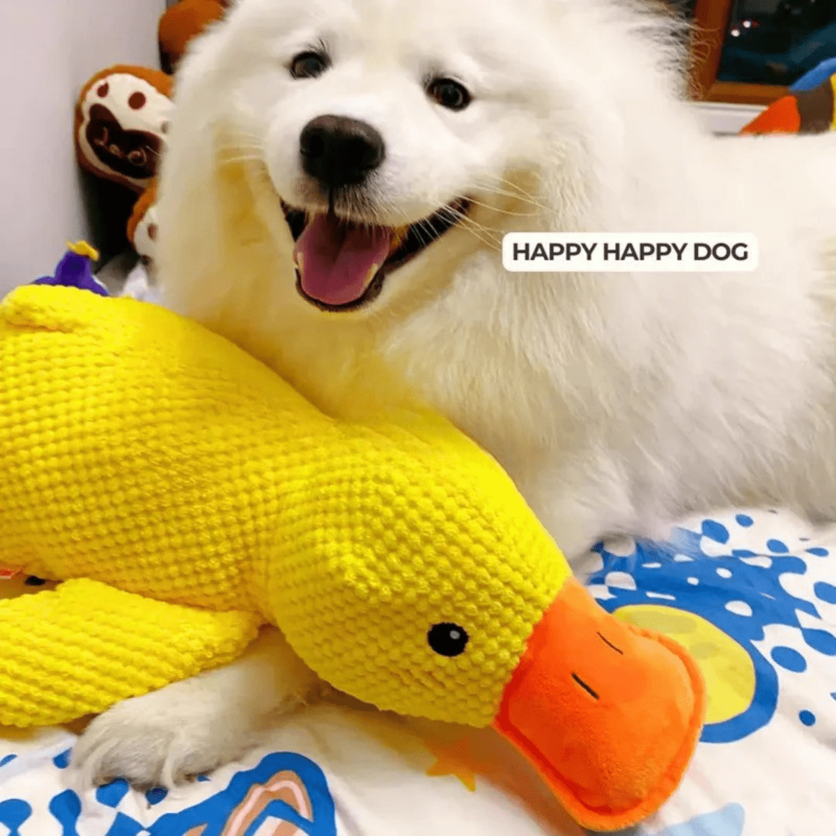 SnuggleBeak Plush Toy for Dogs | Soft Squeaky Duck | Durable Cuddly Toy | Comfort Toy | Dog Accessories