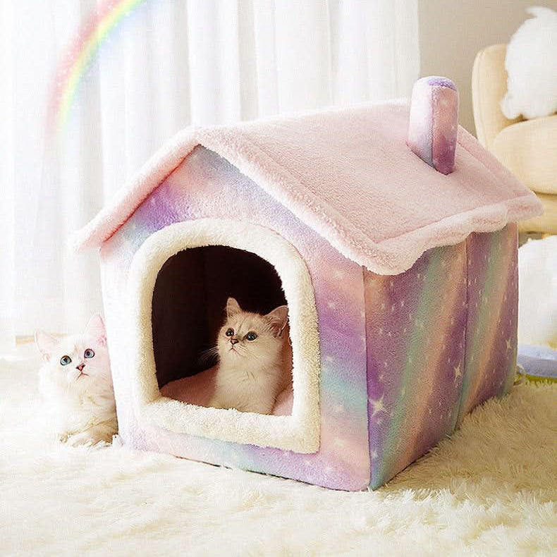 Fluffyhaven Pet House - Cosy pet house for small dogs & cats
