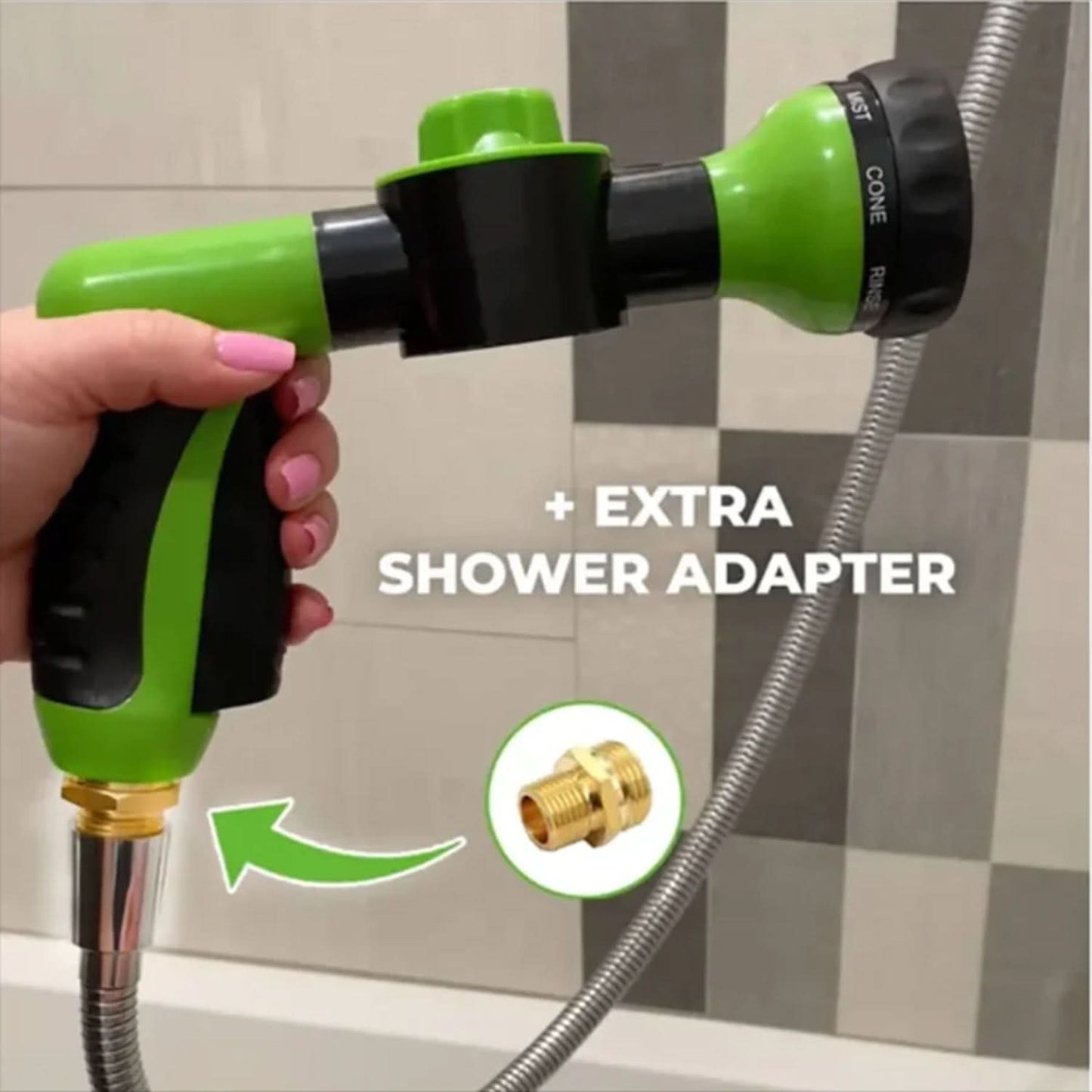 FURSTREAM 360 – Pet Bath Spray with All-Around Spray Function