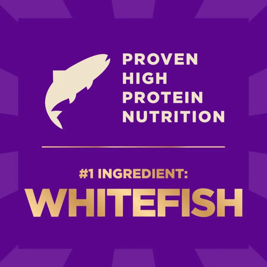 Wellness CORE+ Grain Free Dry Dog Food with Freeze-Dried Pieces – High Protein Natural Dog Food, Ocean Whitefish, Herring & Salmon Recipe, 4 lb Bag
