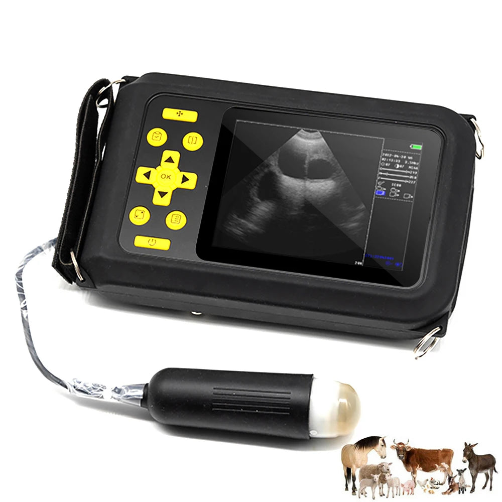 SINOHERO Portable Veterinary Ultrasound Scanner With 3.5Hz Probe Handheld Vet B-Ultra Pregnancy Machine Medical Equipment
