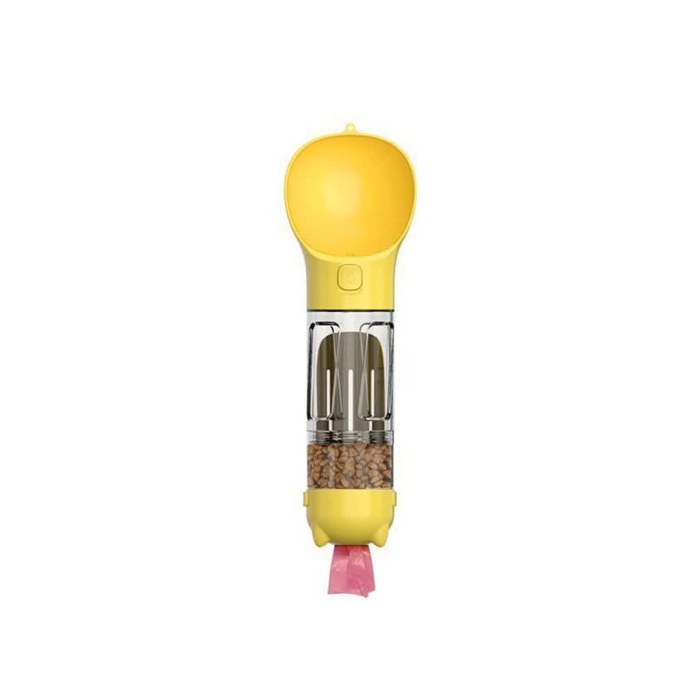WALKIEPET BOTTLE – Portable 2-in-1 Dog Drinking & Feeding Bottle with Waste Bag Holder