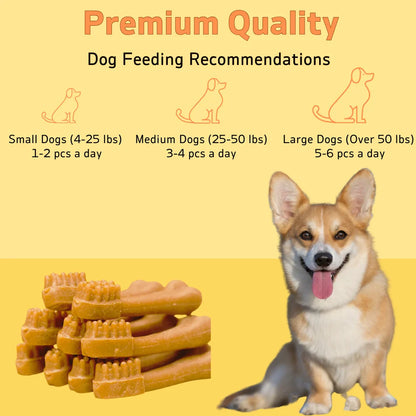 Natural Chicken Dental Dog Treats 200g/400g | Fresh Breath & Teeth Cleaning Chews