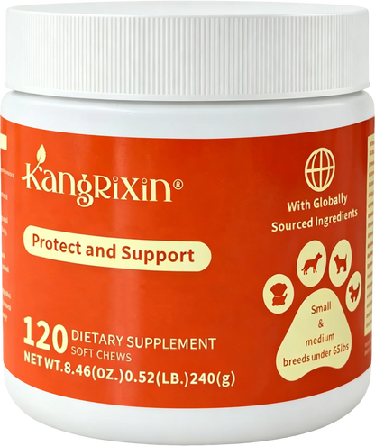 Dog Hip and Joint Supplement Soft Chews – Joint Support for Small & Medium Breeds, Mobility & Flexibility Formula, 120 Count