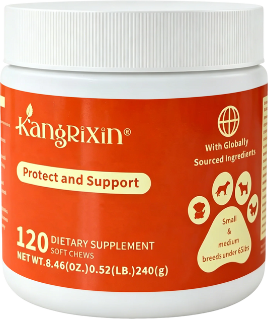Dog Hip and Joint Supplement Soft Chews – Joint Support for Small & Medium Breeds, Mobility & Flexibility Formula, 120 Count