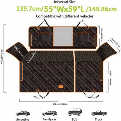 PAWPROTECT – Waterproof Non-Slip Car Seat Cover for the Back Seat