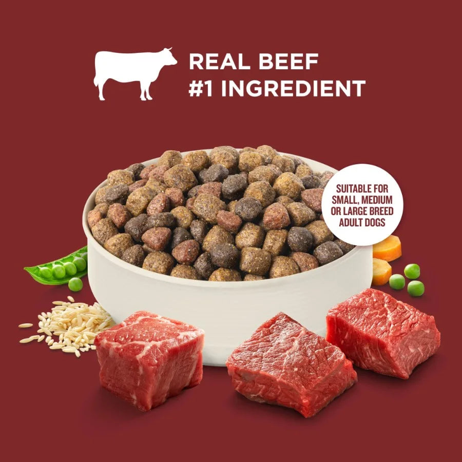 Rachael Ray Nutrish Adult Dry Dog Food – Real Beef, Pea & Brown Rice Recipe 13 lb