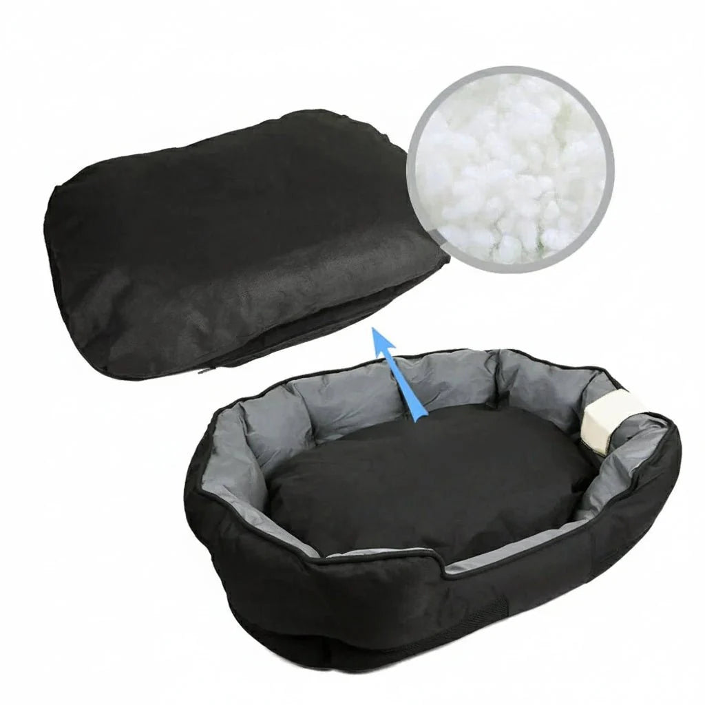 PETSOFA – Orthopedic Foam Dog Bed in Cozy Washable Basket Design