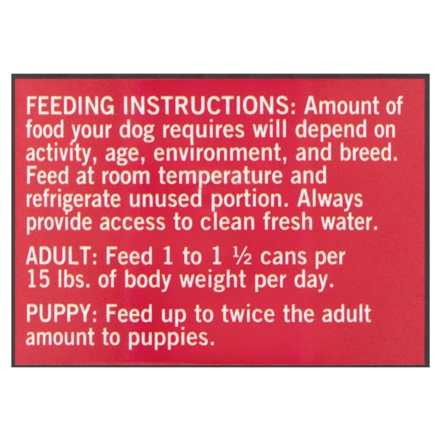 Pure Balance Grain-Free Wet Dog Food Beef Stew Adult Dogs 12 Pack 12.5 oz Cans Natural Recipe