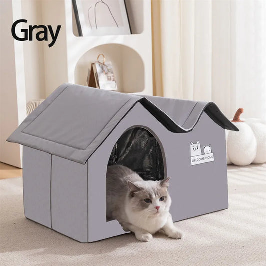 Removable Cat Air Conditioning House Summer Cat Cooling Tool Nest Dog Ice House Dog Four Seasons Cat Pet Ice House