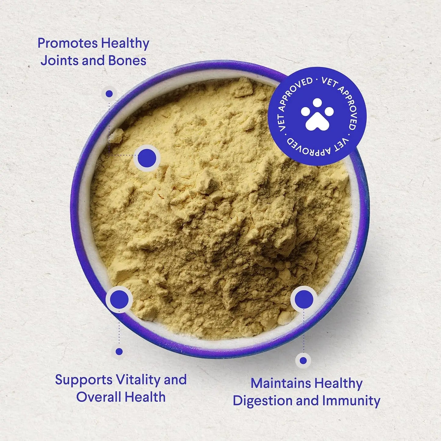 Organic Turkey Tail Mushroom Powder for Dogs – Immune Support Supplement, Digestive & Respiratory Health, Natural Antioxidant Formula, 90g
