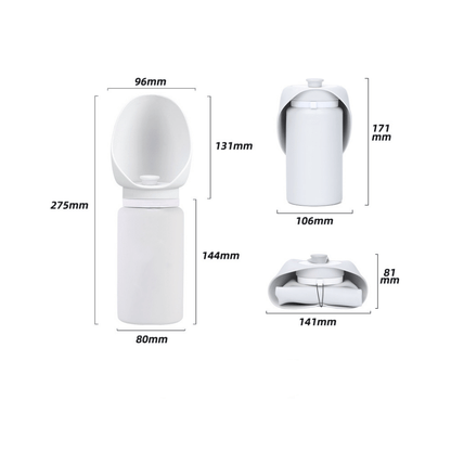 TRAILSIP – Foldable Water Bottle for Pets with 550 ml Capacity