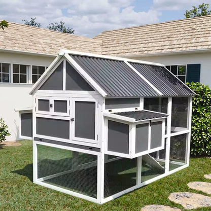 Farm House Wooden Chicken Coops Luxury Pet House Outdoor Large Chicken Cage For Pets