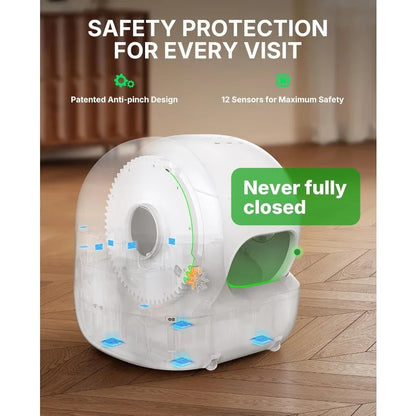 PETKIT 2026 Purobot Max Pro 2 AI-Camera Self Cleaning Cat Litter Box Large Opening 210° Wide Angle Lens Cat Facial Recognition