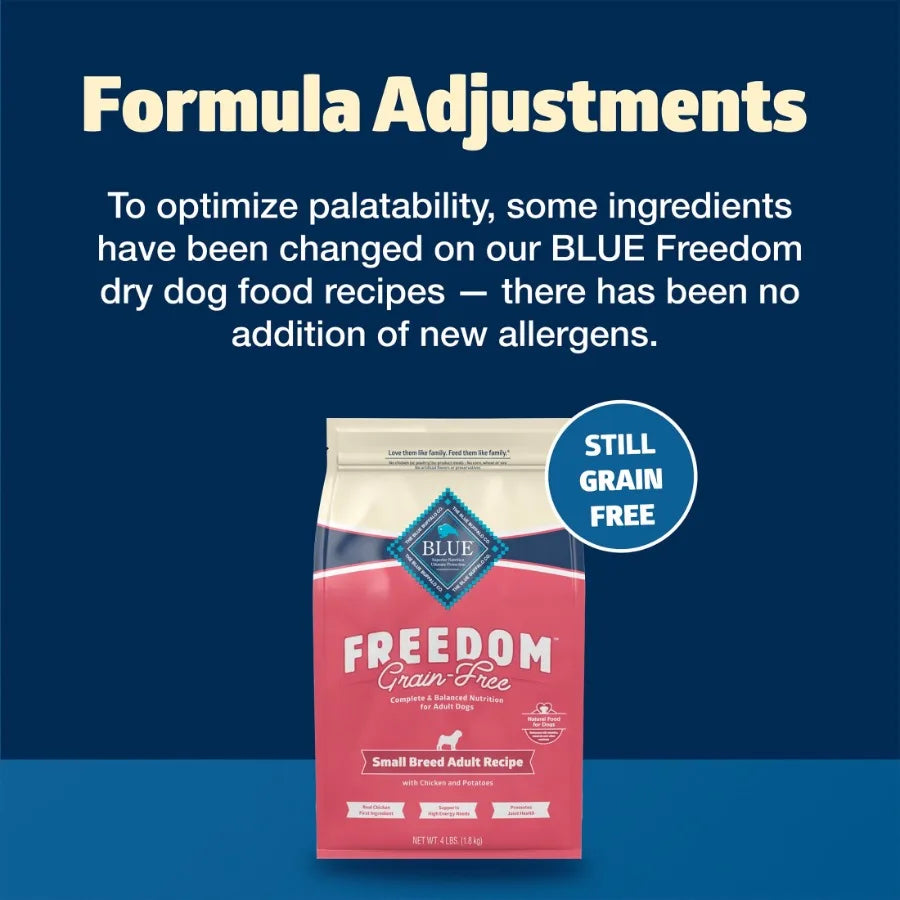 Freedom Grain-Free Small Breed Adult Dry Dog Food, Chicken and Potatoes, 4 lbs.