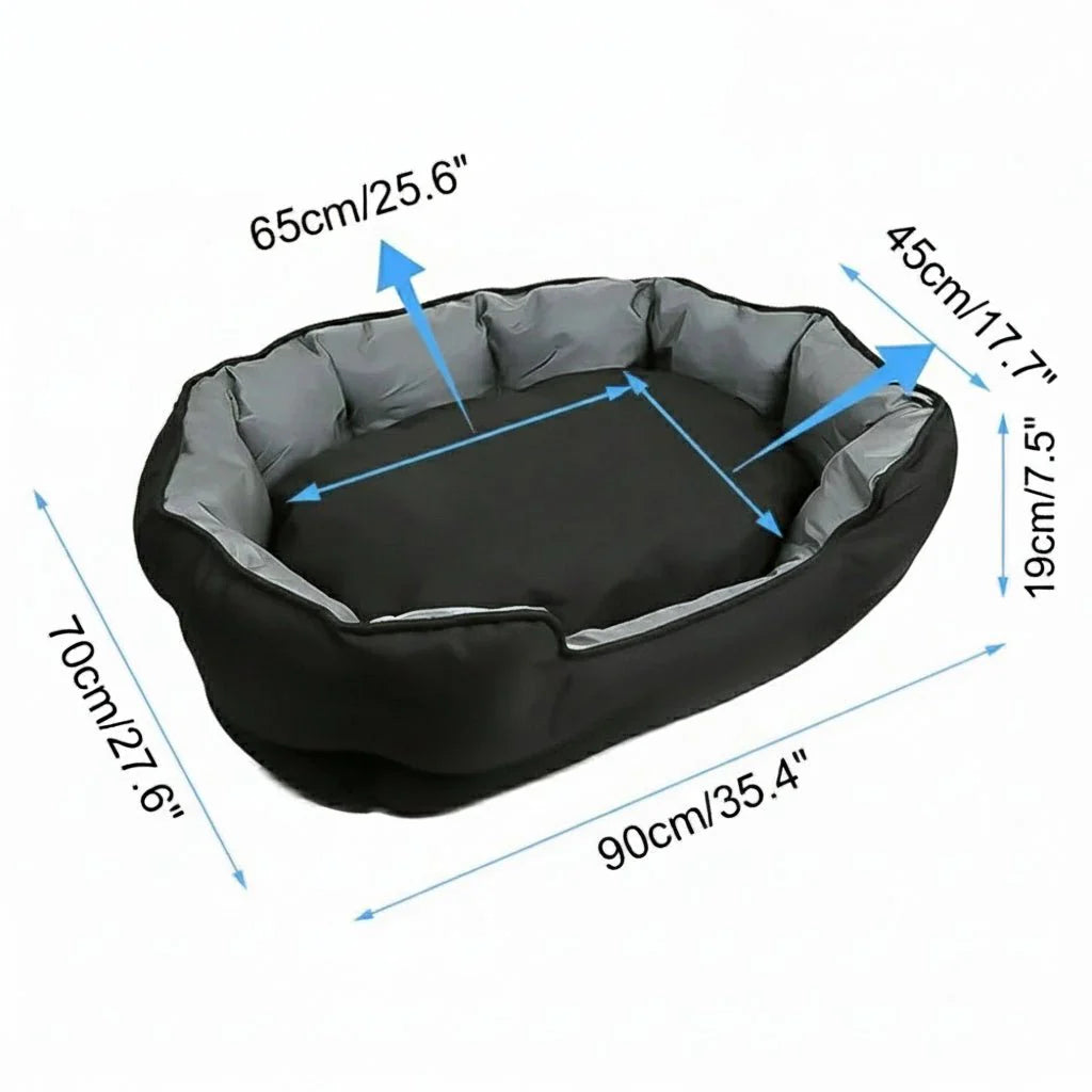 PETSOFA – Orthopedic Foam Dog Bed in Cozy Washable Basket Design
