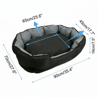 PETSOFA – Orthopedic Foam Dog Bed in Cozy Washable Basket Design