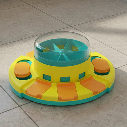 NIBBLEMAZE – Interactive Anti-Gulping Bowl for Dogs & Cats