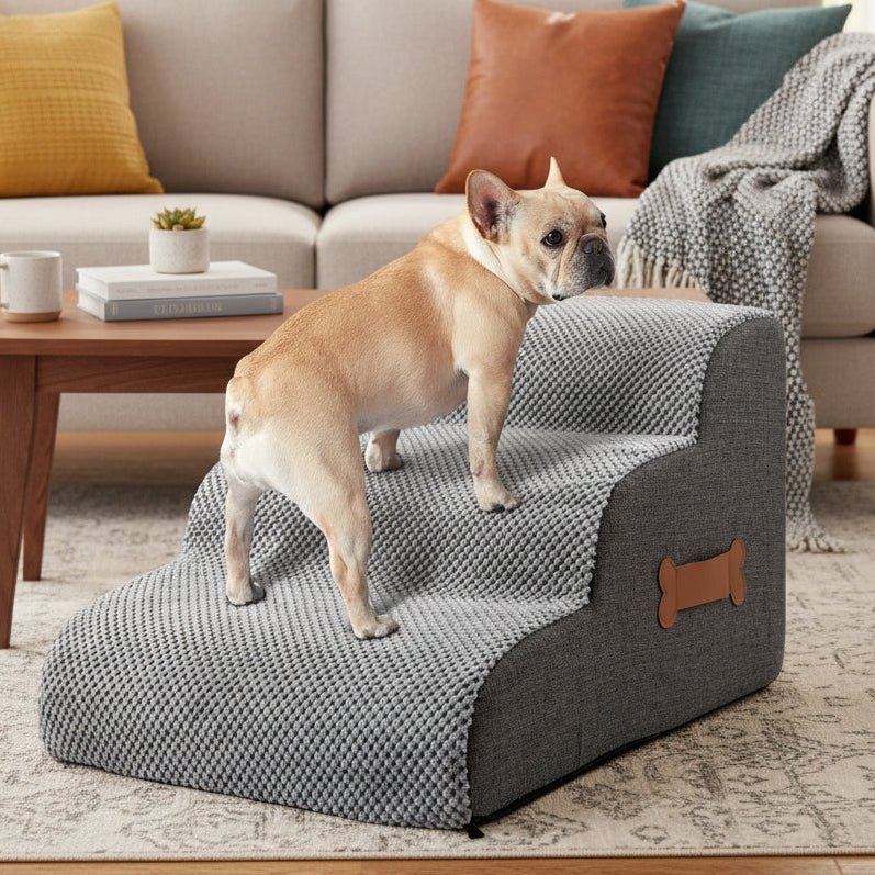 JOINTCARE – Soft dog stairs for the bed with joint-friendly incline