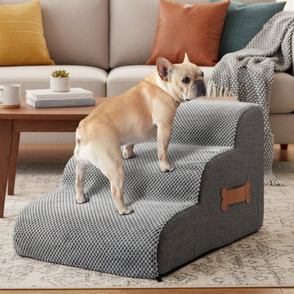 JOINTCARE – Soft dog stairs for the bed with joint-friendly incline