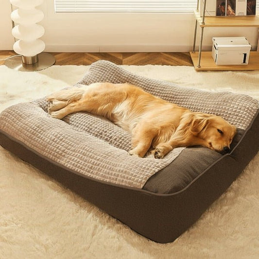 HUGBED – Large scratch-resistant dog bed with orthopedic spinal support