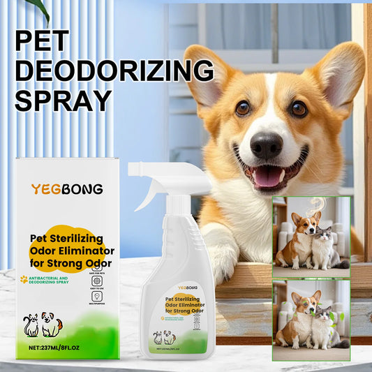 Pet Odor Eliminator Spray – Removes Cat & Dog Urine Odors from Carpet & Furniture