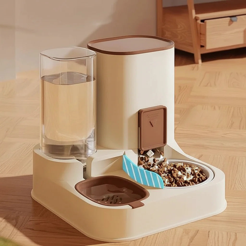 VITAFOUNT – Automatic Food & Water Dispenser for Pets
