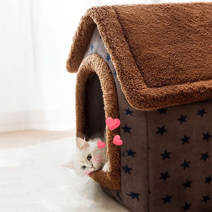 Fluffyhaven Pet House - Cosy pet house for small dogs & cats