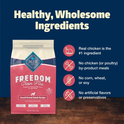 Freedom Grain-Free Small Breed Adult Dry Dog Food, Chicken and Potatoes, 4 lbs.