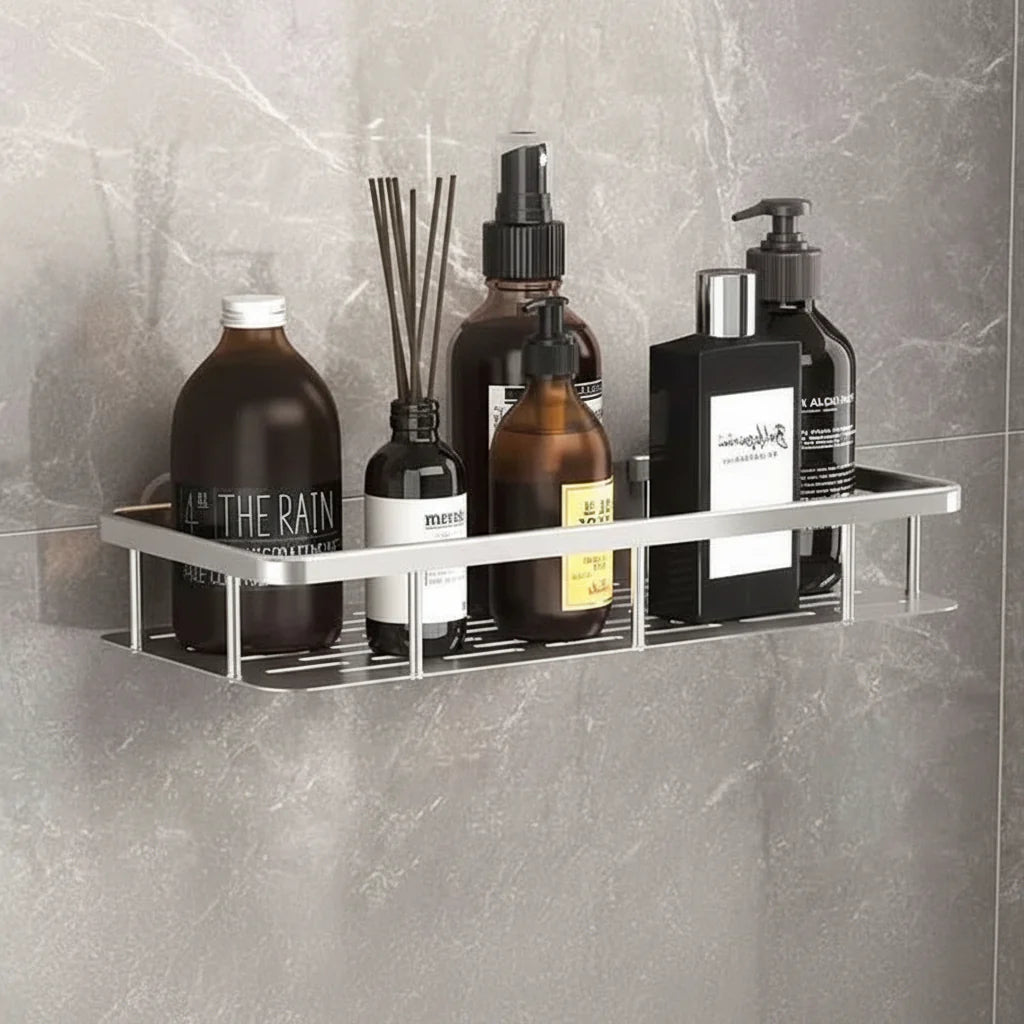 NORDICSHELF - Adhesive Shelf for the Bathroom – Drill-Free & Stylish for Every Bathroom