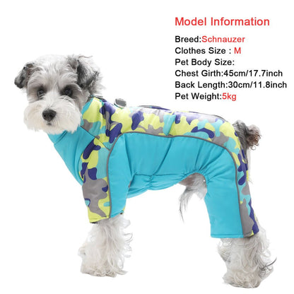 HARRYPAWS JACKET - Warm & waterproof winter jacket for dogs with reflective stripes