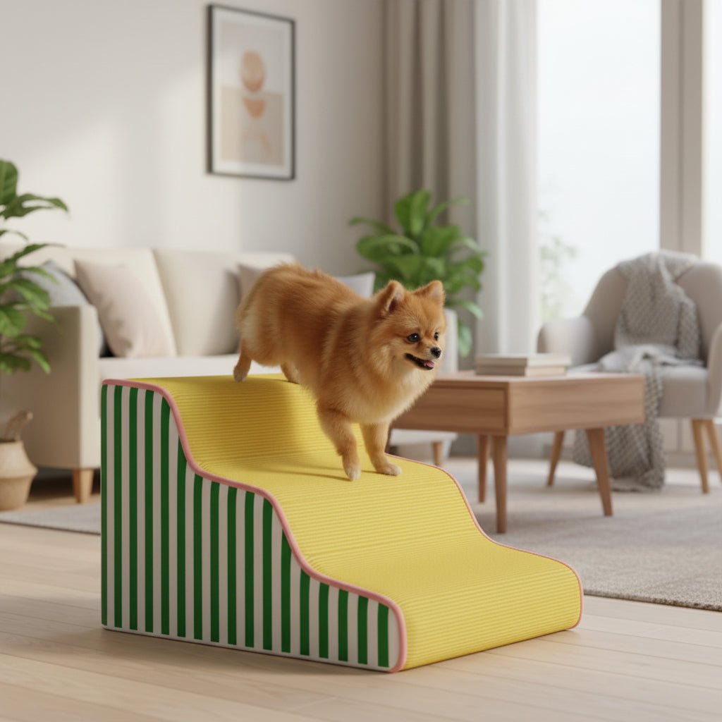 PAWGLIDE CORE – Supportive Foam Dog Stair with Gentle Incline and Secure Grip