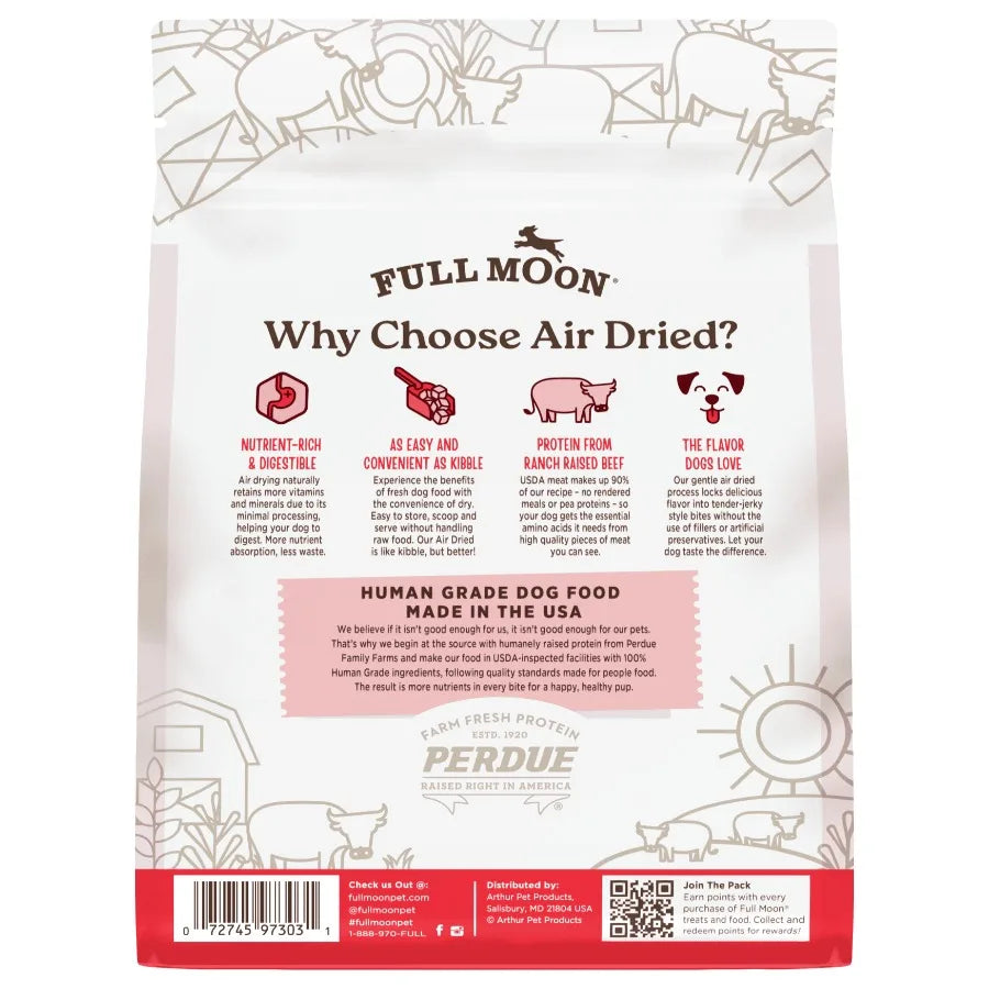 Air-Dried Beef Dog Food – Premium Natural Feed 16 oz
