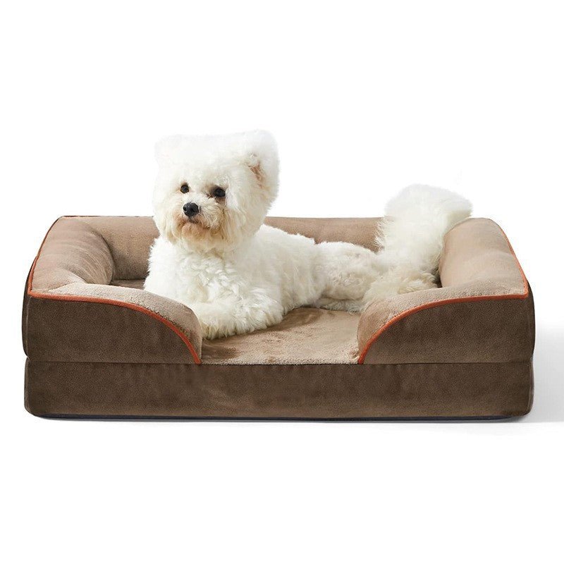 PETIQUE COMFORTBED – Orthopedic Dog Bed with Removable Velvet Cover