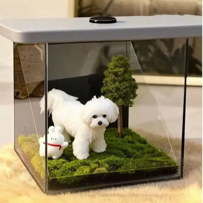 HOLOPET – Acrylic Memory Box for Pets with Holographic Look