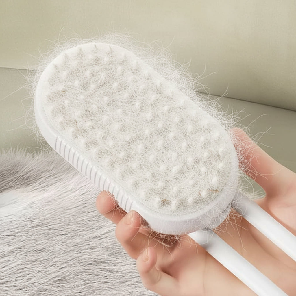 STEAMPURR – Steam comb for silky fur in dogs & cats