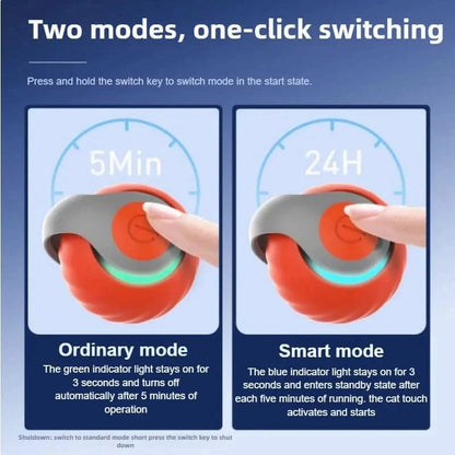PLAYPAWS – USB Interactive Rolling Toy with Imitation Tail