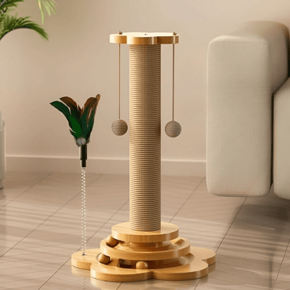 WOODWHISKER – Natural Cat Toy Made of Wood for Instinctive Play