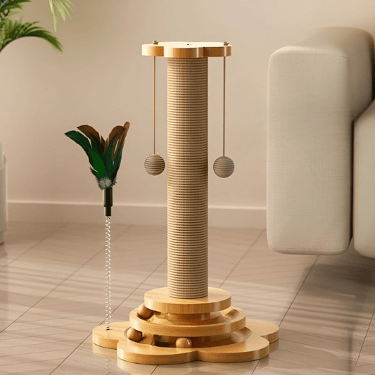 WOODWHISKER – Natural Cat Toy Made of Wood for Instinctive Play