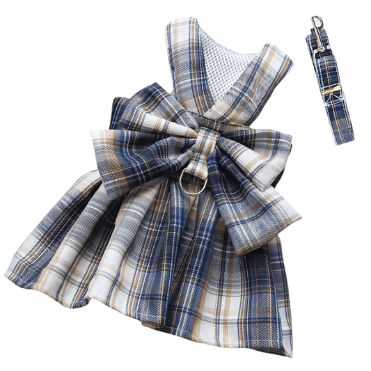 GRACEBOW – Adjustable Dog Harness with Elegant Bow for Stylish Walks