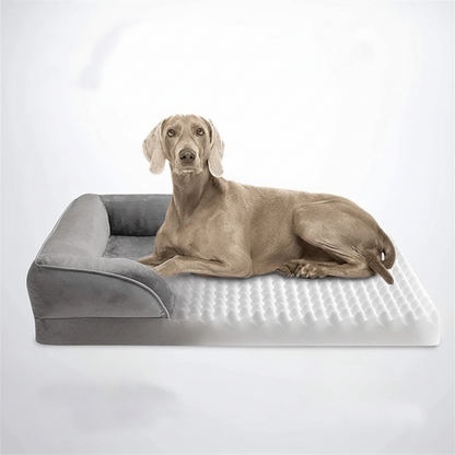 PETIQUE COMFORTBED – Orthopedic Dog Bed with Removable Velvet Cover