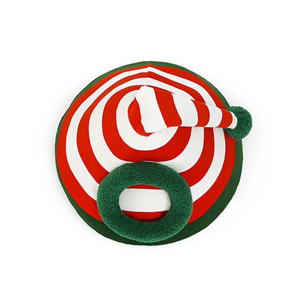 COZYSANTA – Soft Christmas Cat Bed for Festive Living Spaces