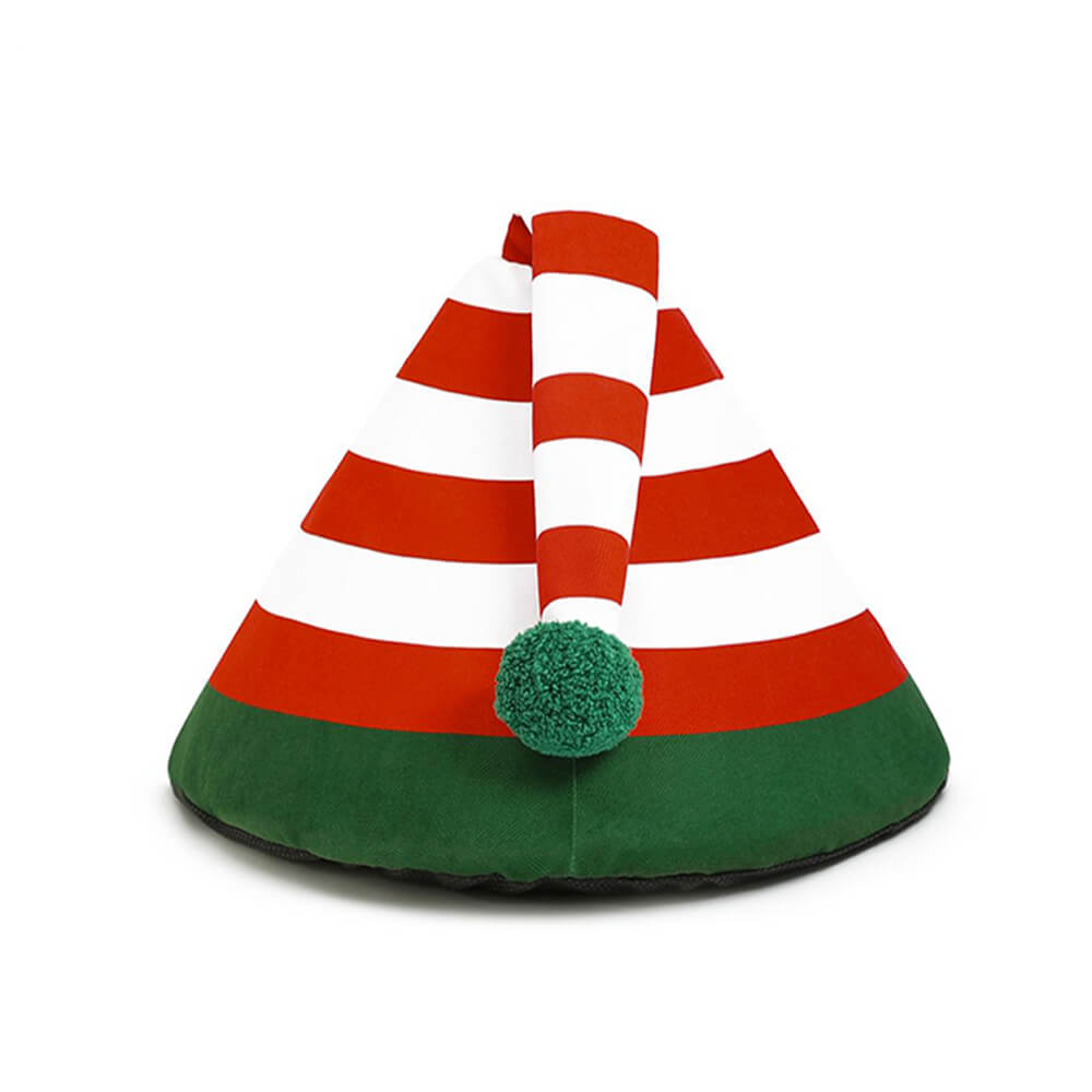 COZYSANTA – Soft Christmas Cat Bed for Festive Living Spaces