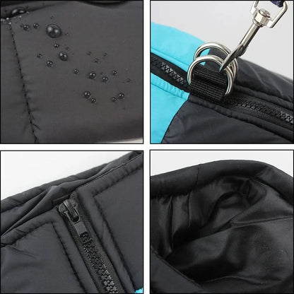 SnugTail – Warm & Waterproof Winter Jacket for Dogs