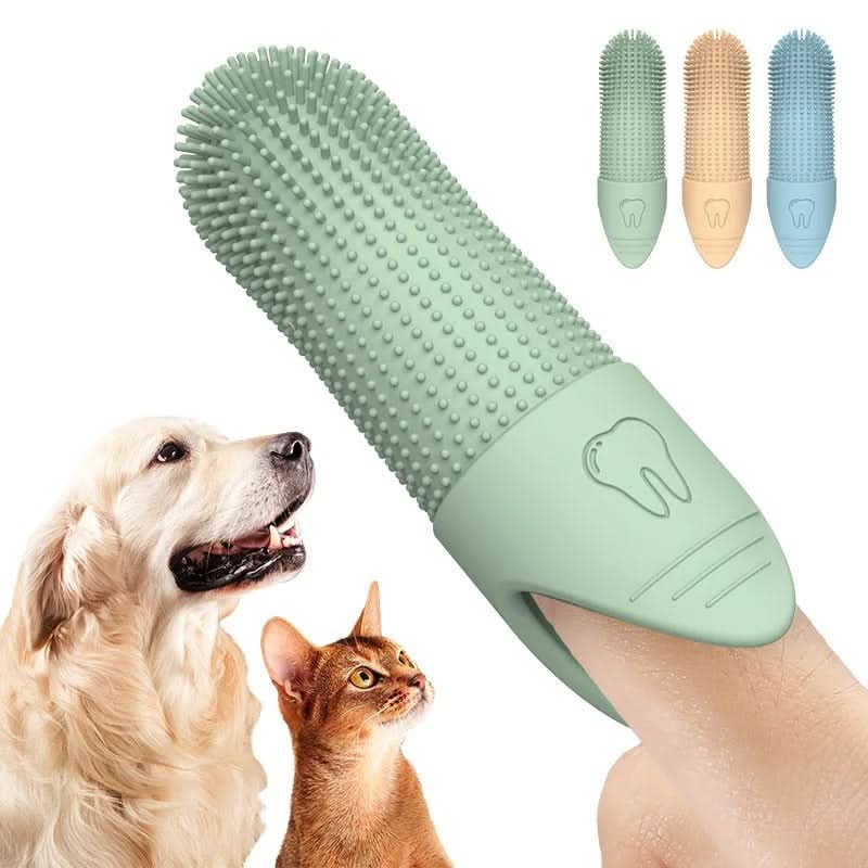 DENTEEZ – 360° Finger Toothbrush for Dogs & Cats