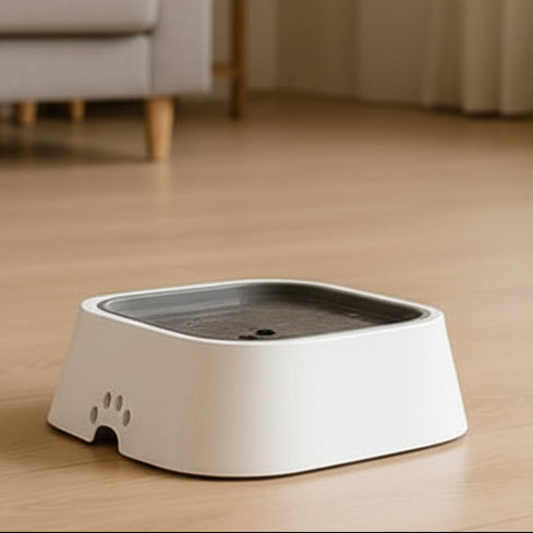 DRINKING GUARD – Water Bowl with Anti-Spill Function & Floating Disc